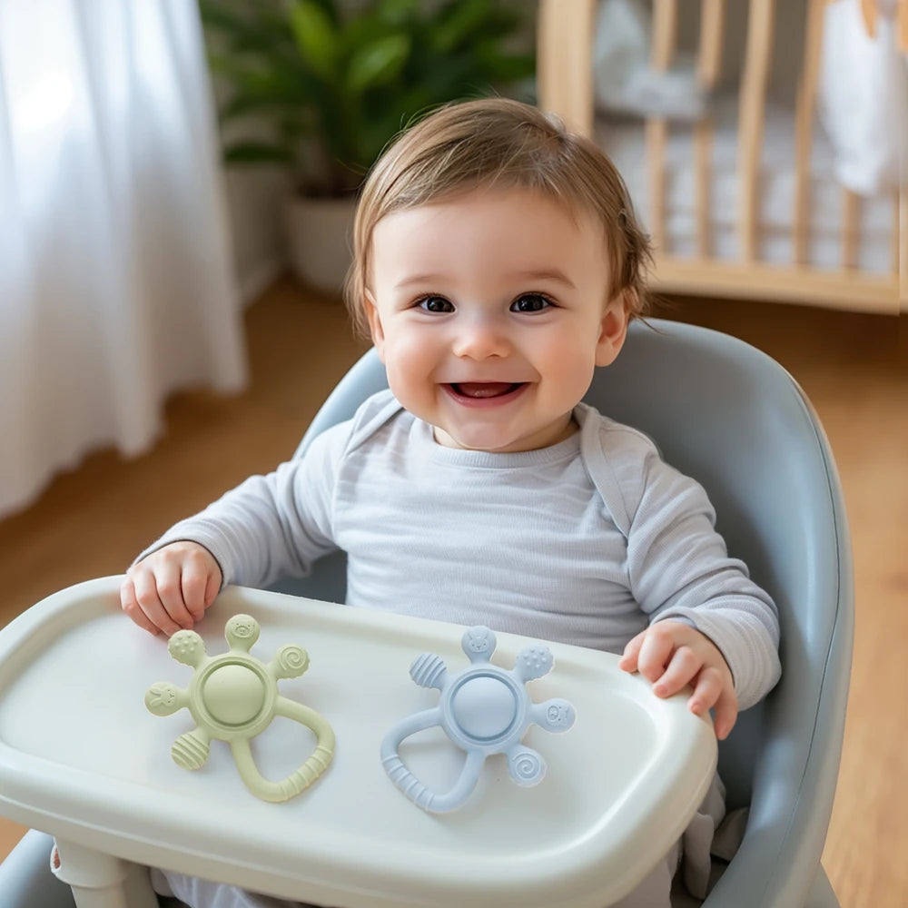 Mordedor de Silicona para Bebé | Sin BPA | Nidoobaby